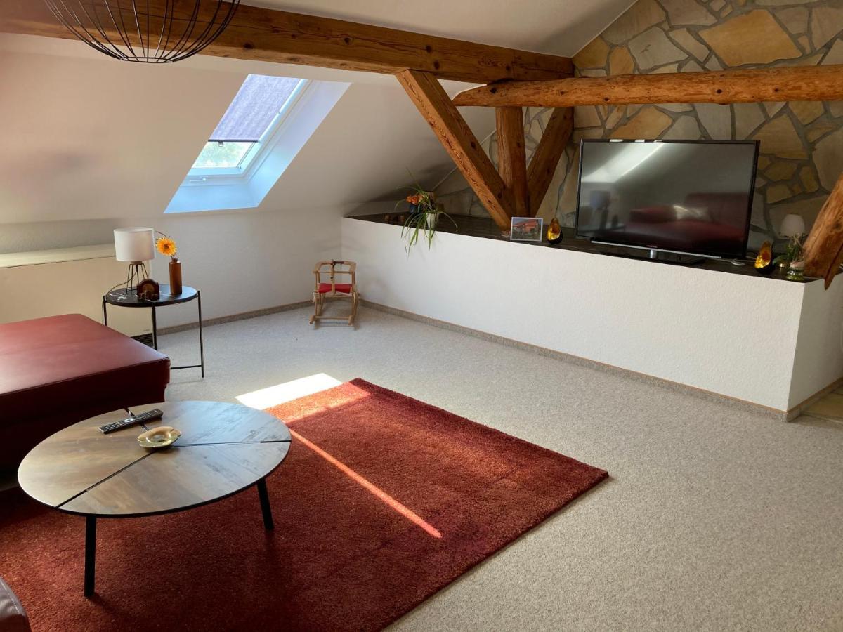 Landhausidyll Apartment Wohn- und Schlafzimmer Klutz Exterior foto