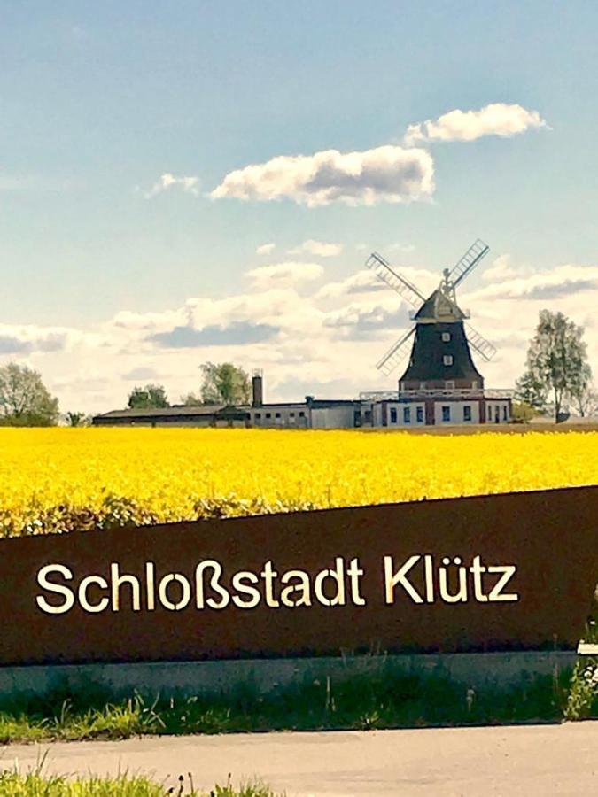 Landhausidyll Apartment Wohn- und Schlafzimmer Klutz Exterior foto